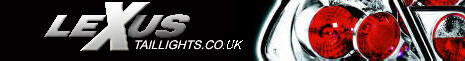 Vauxhall Zafira 1999 to 2005 lexus lights in black lexus lights