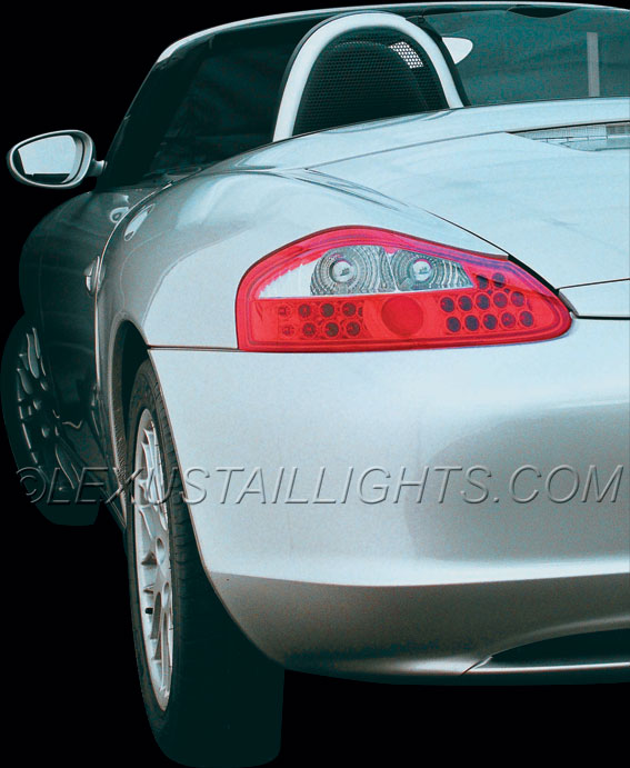 Porsche Boxter rear  red / clear lexus lights 
